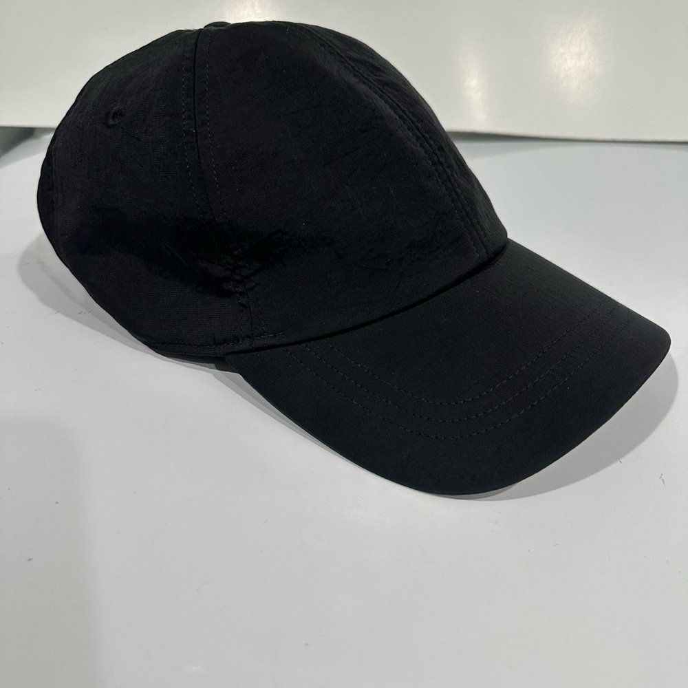 Lululemon baseball hat cap black nylon O/S